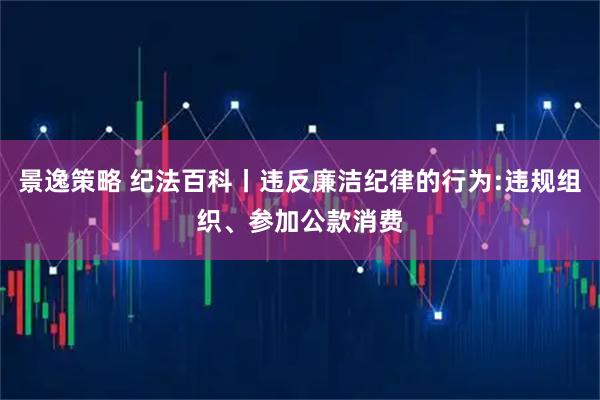 景逸策略 纪法百科丨违反廉洁纪律的行为:违规组织、参加公款消费